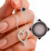 Paved Crystal Heart Necklace
