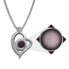 Crystal Heart Nano Bible Necklace