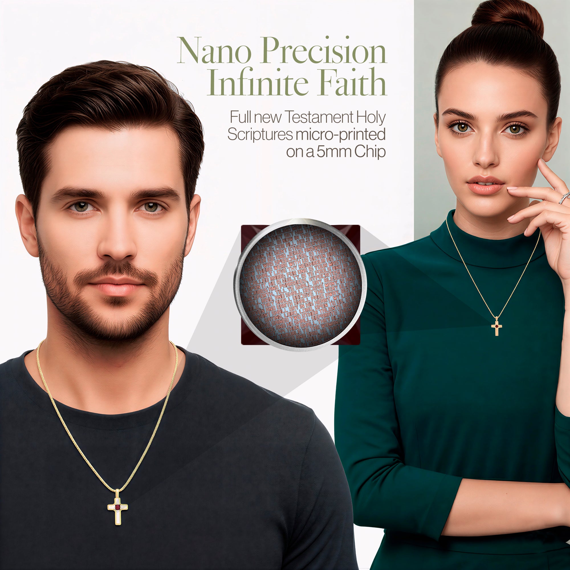 Divine Harmony Cross Necklace