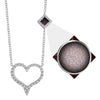 Paved Crystal Heart Necklace