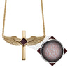 Divine Cross Wings Nano Bible Necklace
