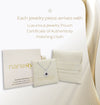 Silver Judaic necklace with Hebrew Bible microchip, presented with polishing cloth, luxury pouch, and certificate. NanoStyle handmade faith jewelry. Jewish gift for sister, daughter, wife. Full Tanakh on chip.