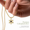 Sacred Fusion Star of David Necklace - Hebrew Tanakh Edition