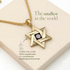 Sacred Fusion Star of David Necklace - Hebrew Tanakh Edition