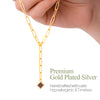 Rhombus Charm Y-shaped Nano Bible Necklace
