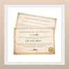 Certificate of Authenticity for Nano Bible Christian Necklace with KJV New Testament—verifies nano inscription of all 27 New Testament books on a 5x5mm microchip professionally set in pendant. This genuine religious gift from NanoStyle is a powerful expression of faith, combining spiritual depth and precision technology in a keepsake cross necklace for Christian men and women.