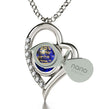 925 Sterling Silver Star of David Necklace Shema Israel Heart Pendant 24k Gold Inscribed - NanoStyle Jewelry