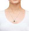 Silver Hebrew Necklace Shema Israel Prayer Pendant 24k Gold Inscribed