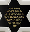 Men's Star of David Necklace 24k Gold Inscribed Shir Lama'a lot Pendant on Onyx - NanoStyle Jewelry