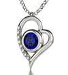 925 Sterling Silver Ana Bekoach Heart Pendant - NanoStyle Jewelry