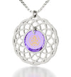 Silver Seed of Life Necklace Yoga Meditation Mandala Pendant