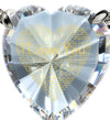 925 Silver Heart Jewelry Set 120 Languages I Love You Necklace and Crystal Earrings - NanoStyle Jewelry