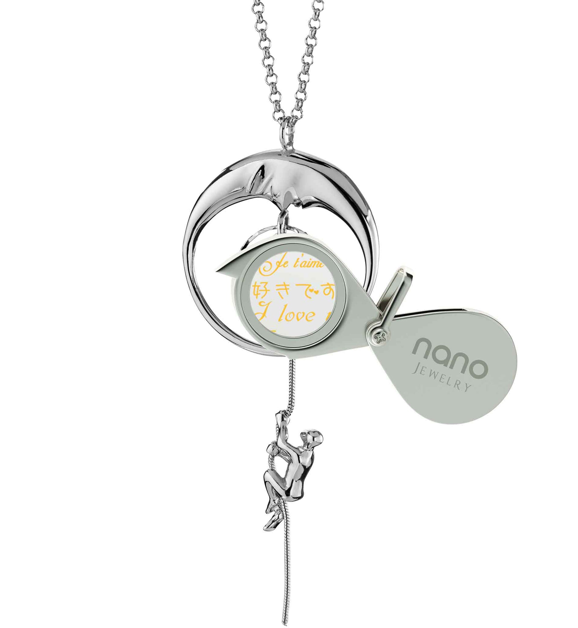 Moon Necklace Silver - NanoStyle