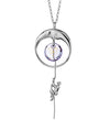 Unique 925 sterling silver crescent moon pendant - NanoStyle