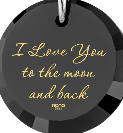 Crescent Moon Necklace Romantic Love Jewelry Gift for Women