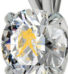 925 Sterling Silver Aquarius Necklace Zodiac Pendant 24k Gold Inscribed on Crystal - NanoStyle Jewelry