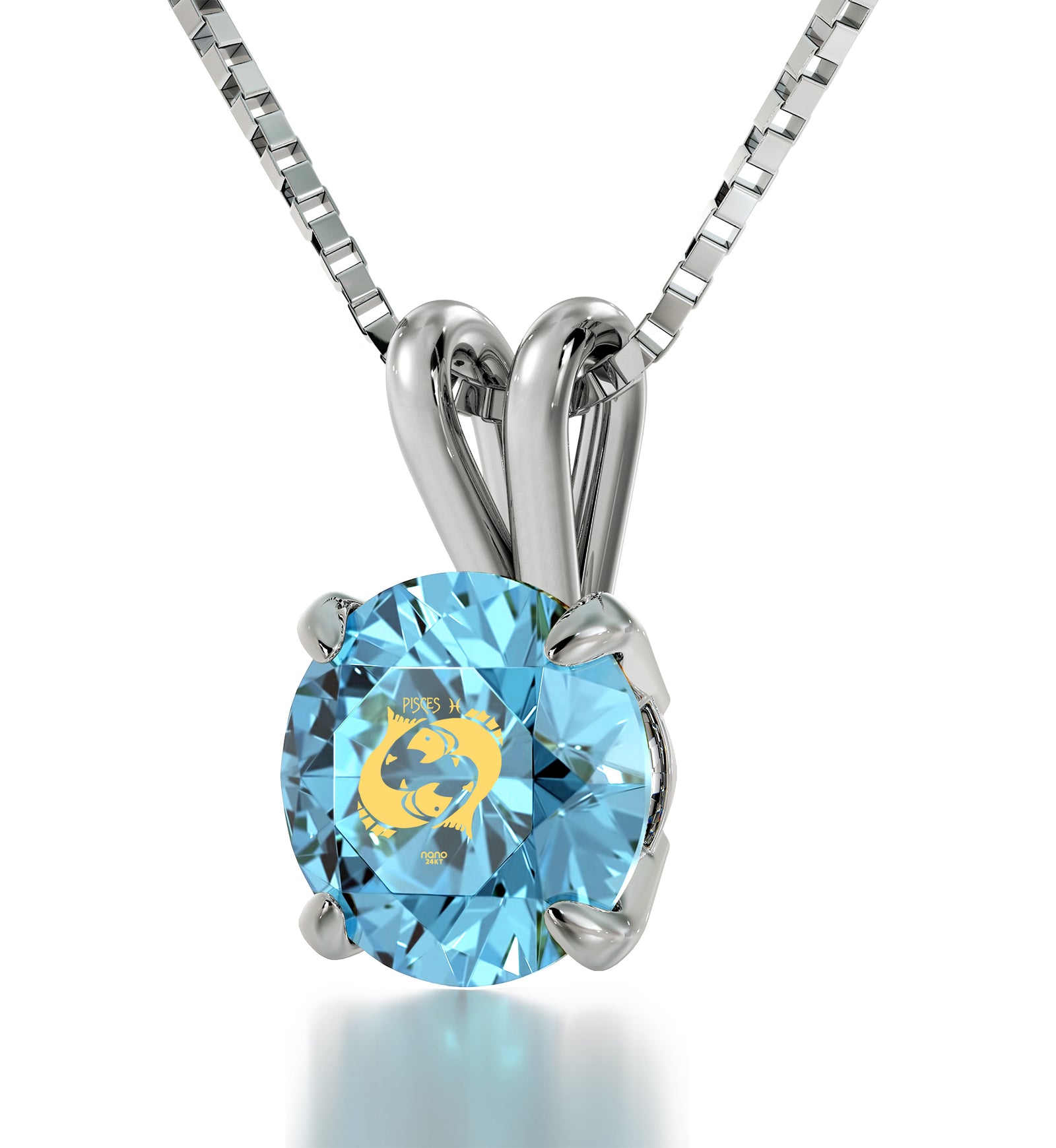 Pisces Necklace Silver - NanoStyle Jewelry