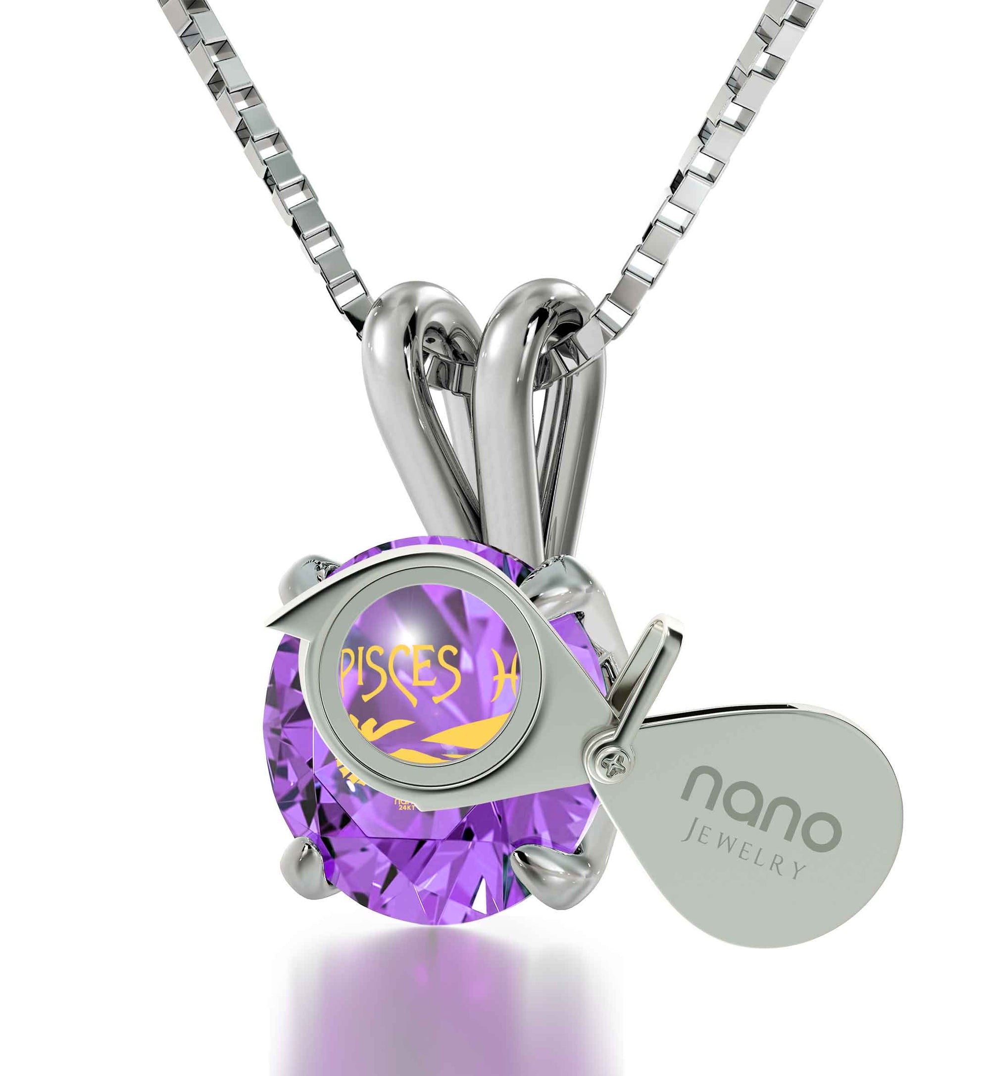 Pisces Silver Necklace - NanoStyle Jewelry