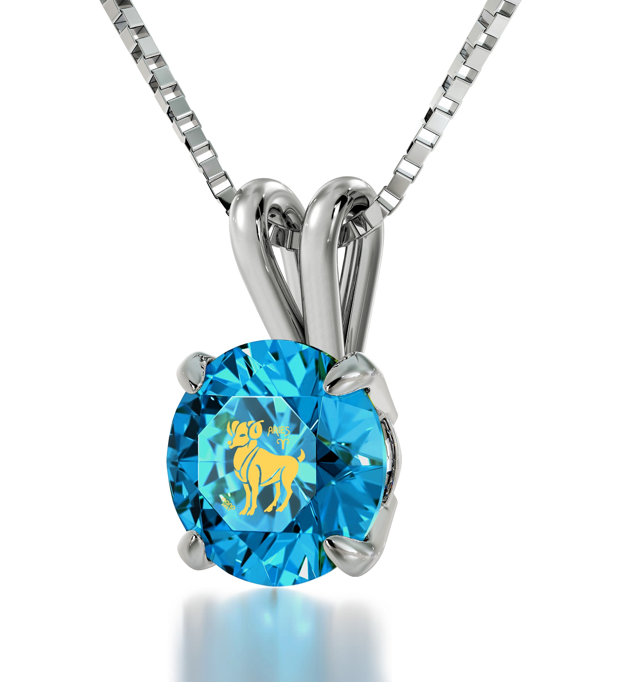 Aries Solitaire Pendant - NanoStyle Jewelry