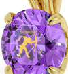 Gold Plated Sagittarius Necklace Zodiac Pendant 24k Gold Inscribed on Crystal - NanoStyle Jewelry