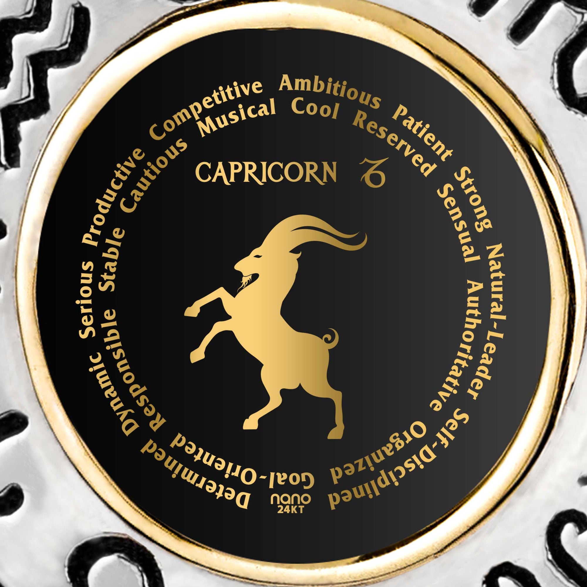 Capricorn Necklaces for Lovers of the Zodiac | Inscribed in Gold Birthday Jewelry Gift