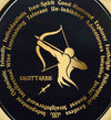 Sagittarius Necklaces for Lovers of the Zodiac | Inscribed in Gold Birthday Jewelry Gift