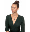 Beautiful Girl Wearing Capricorn Star Sign Necklace - NanoStyle Jewelry