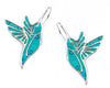 925 Sterling Silver Hummingbird Dangle Earrings - NanoStyle Jewelry