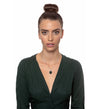 Beautiful Girl Wearing Gemini Star Sign Necklace - NanoStyle Jewelry