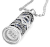 NanoStyle Mezuzah Necklace with Scroll Star of David Pendant