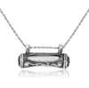 NanoStyle Mezuzah Necklace Judaica Pendant 925 Sterling Silver - Jewish Gift