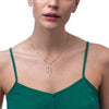 925 Sterling Silver Polymer Clay Olive Leaf Charm Necklace - NanoStyle Jewelry