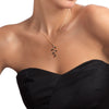 Gold Plated Sterling Silver Olive Leaf Necklace Pendant - NanoStyle Jewelry