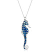 925 Sterling Silver Seahorse Necklace Handcrafted Pendant - NanoStyle Jewelry
