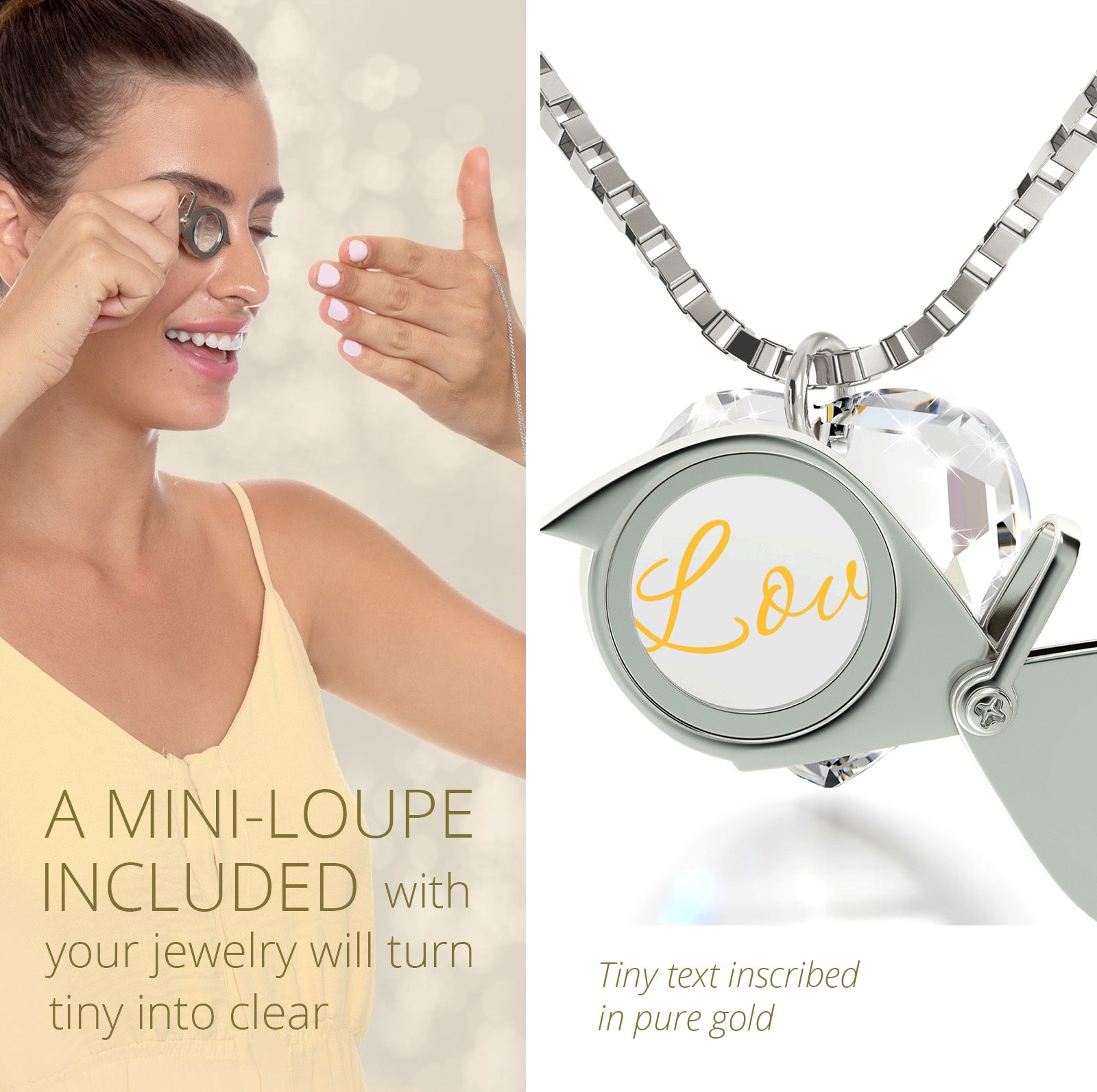 NanoStyle Jewelry Box and Mini Magnifying Glass