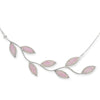 925 Sterling Silver Large Olive Leaf Necklace Pendant