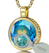 10 Commandments Necklace Hebrew Pendant 24k Gold Inscribed on Onyx