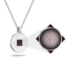 Classic Round Charm Nano Bible Necklace