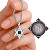 Sacred Fusion Star of David Necklace - Hebrew Tanakh Edition