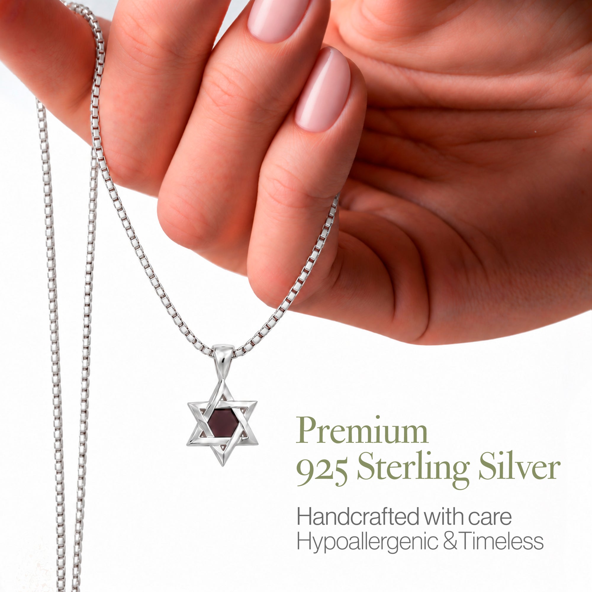 Eternal Heritage Star of David Necklace - Hebrew Tanakh Edition