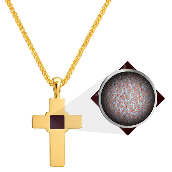 Divine Harmony: NanoStyle™ Nano Bible Cross Necklace - NanoStyle