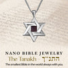 Sacred Fusion Star of David Necklace - Hebrew Tanakh Edition