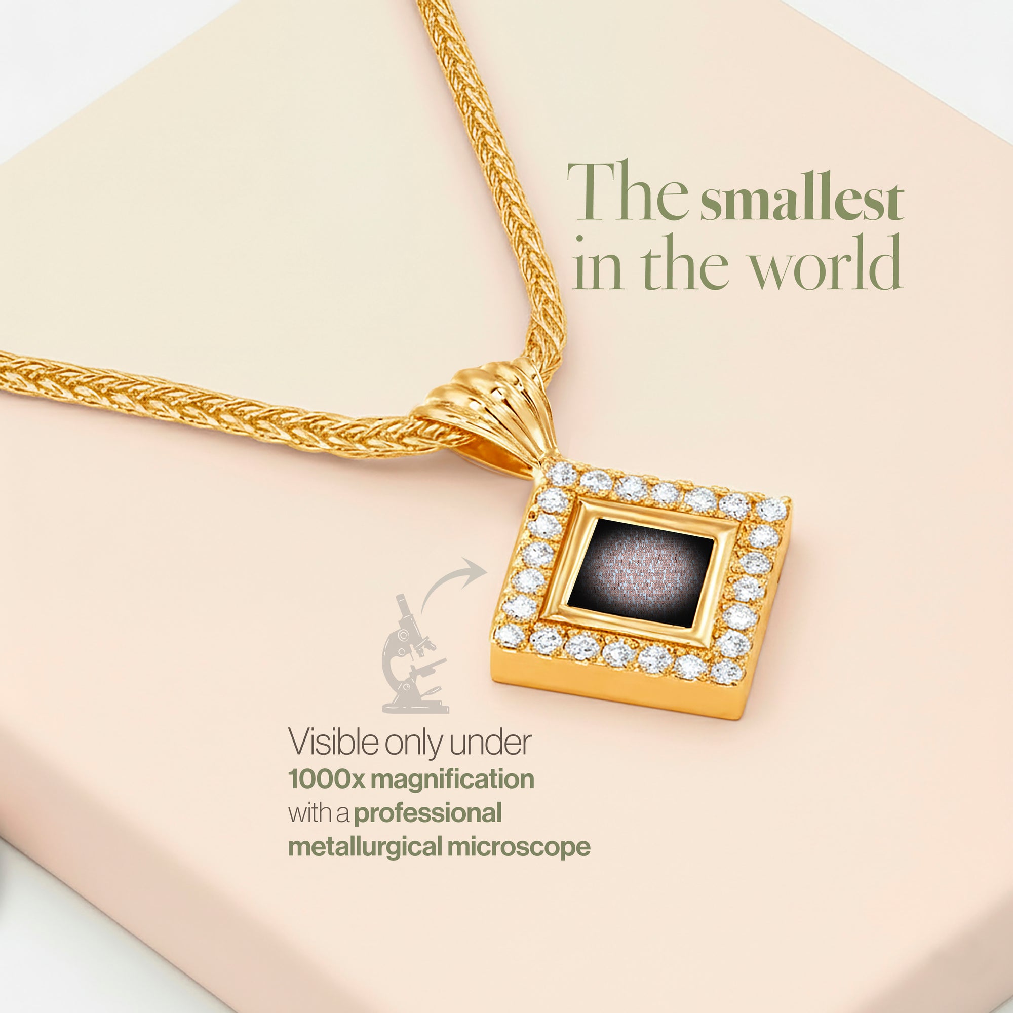 Radiant Scripture Nano Bible Necklace - New Testament Edition