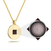 Classic Round Charm Nano Bible Necklace