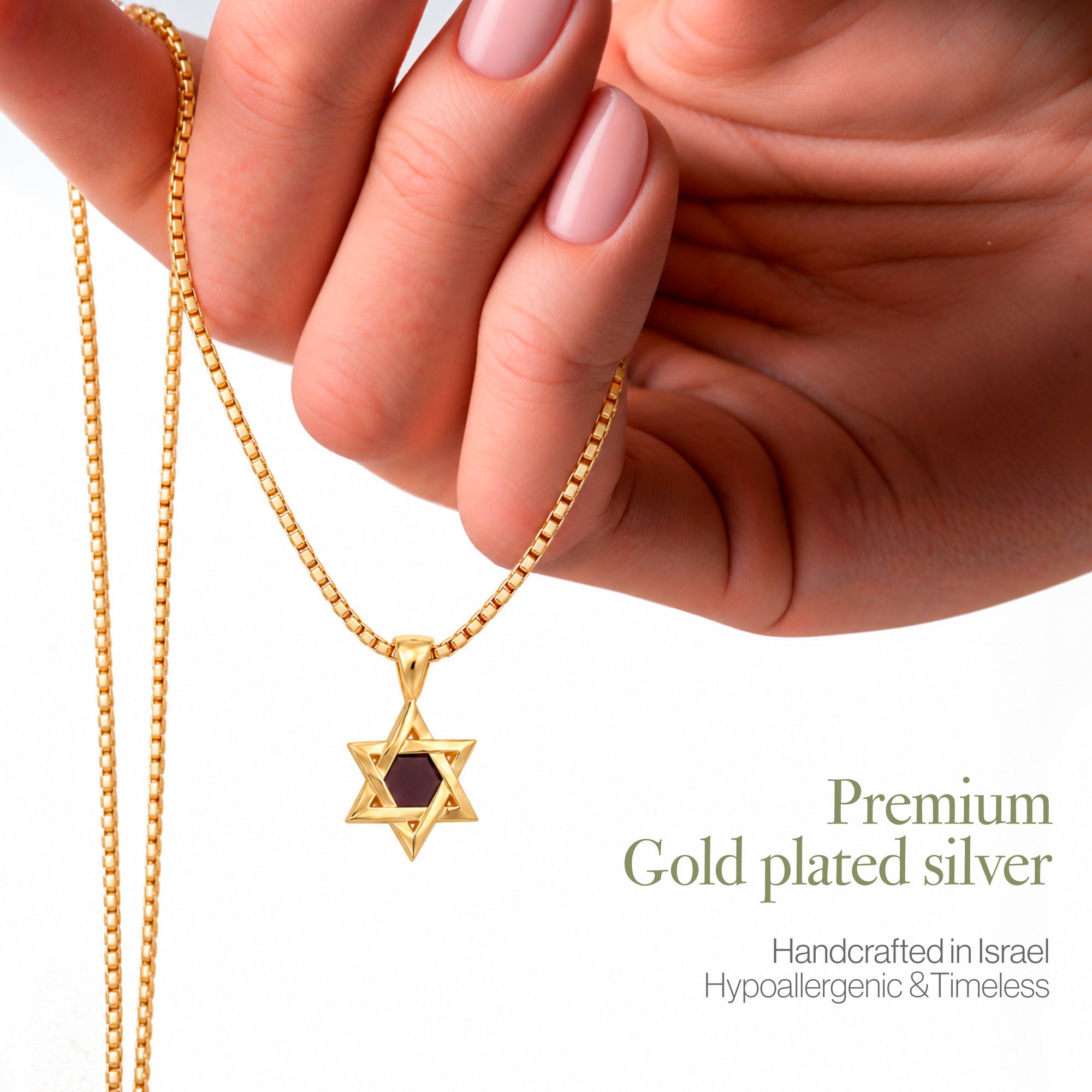 Eternal Heritage Star of David Necklace - Hebrew Tanakh Edition