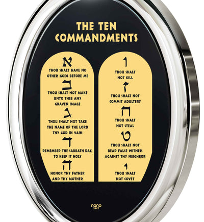 10 Commandments Necklace - NanoStyle Jewelry