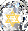 925 Sterling Silver Star of David Necklace 24k Gold Inscribed Shema Israel Pendant - NanoStyle Jewelry