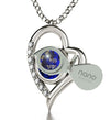 Heart Silver Ana Bekoach Necklace - NanoStyle Jewelry