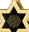Men's Kabballah Necklace 72 Names Pendant 24k Gold Inscribed on Onyx Stone - NanoStyle Jewelry