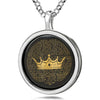 Crown the Queen of Your Heart Necklace Over 100 Languages I Love You Pendant